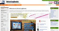 Desktop Screenshot of driverlogbooks.com