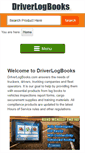 Mobile Screenshot of driverlogbooks.com